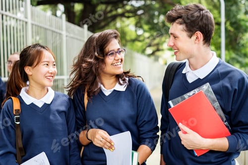Preview: Students on their way home from school