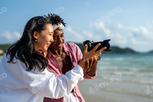 Preview: Couple enjoying travel, creating unforgettable memories through their passion for travel photography