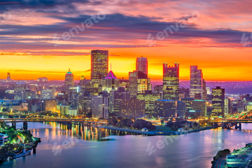 Preview: Pittsburgh, Pennsylvania, USA city skyline.