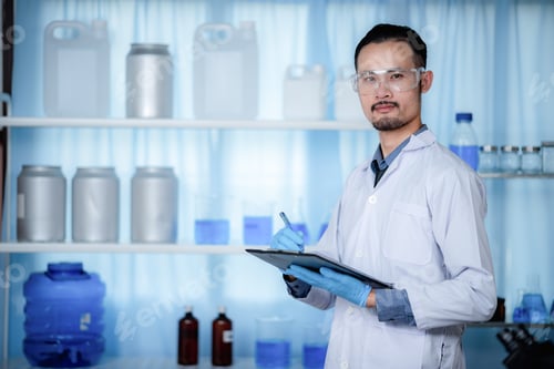 Preview: medical science technology research in chemical laboratory