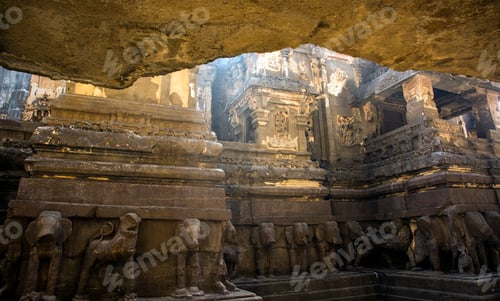 Preview: Kailasa Temple, Ellora caves, UNESCO world heritage site, India