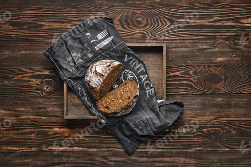 Preview: Fresh rye brown bread