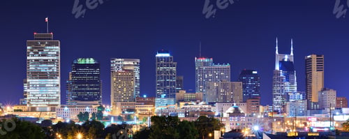 Preview: Skyline Of Downtown Nashville, Tennessee, Usa.