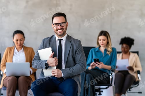 Preview: Business project team working together at meeting room at office