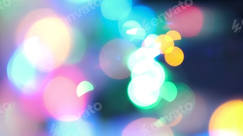 Preview: bright blurred background. night city lights. Colors blend together softly and beautifully. Neon
