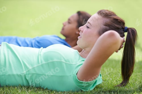 Preview: Working their abs