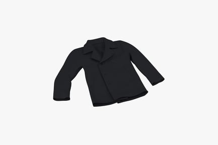 Preview: Classic Wool Blend Pea Coat