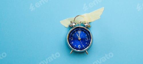 Preview: Clock with masking tape