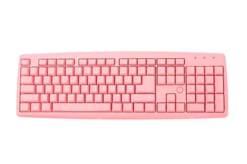 Preview: Pink keyboard, on white background