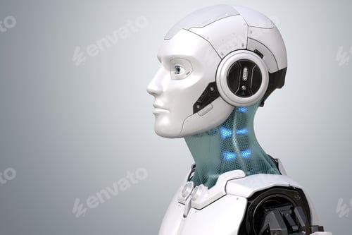 Preview: Robot's head in profile