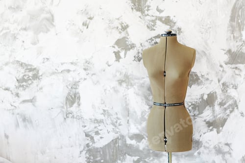 Preview: Dress Form Mannequin for Sewing on White