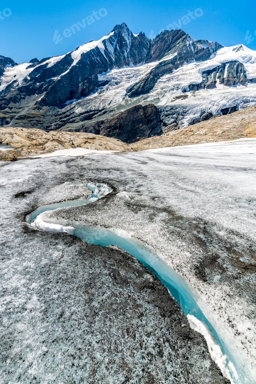 Preview: Austria, Carinthia, Grossglockner, Pasterze Glacier