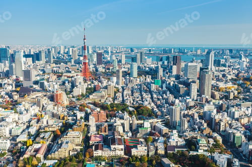 Preview: Tokyo skyline in Japan