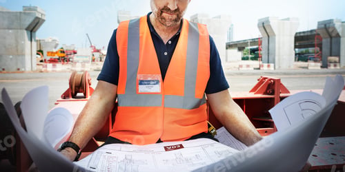 Preview: Construction Worker Planning Constractor Developer Concept
