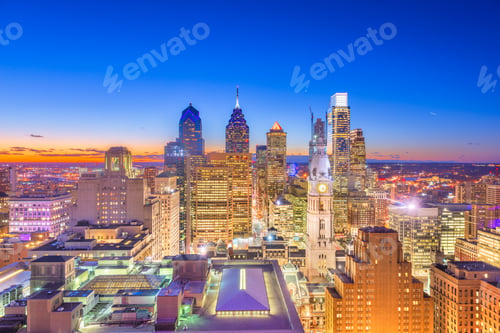 Preview: Philadelphia, Pennsylvania, USA Skyline