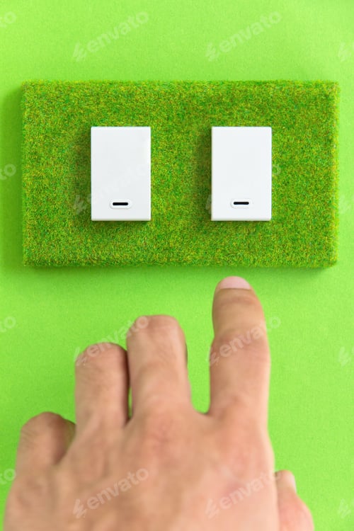 Preview: Turn off the light,earth hour concept