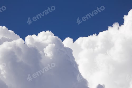 Preview: White clouds in blue sky
