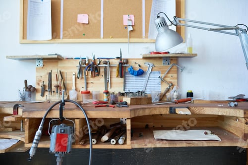 Preview: Work Table with Tools