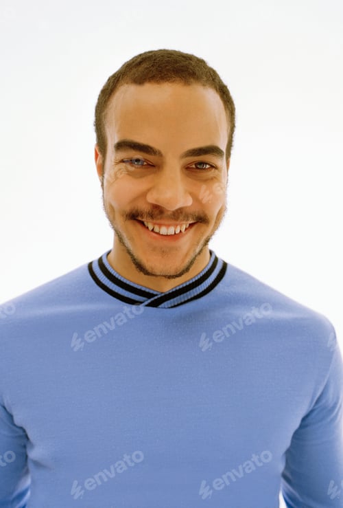 Preview: Close up of man's smiling face