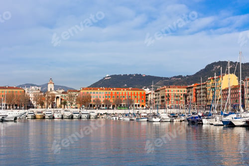 Preview: View on Port of Nice, French Riviera, France