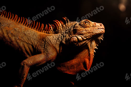 Preview: Iguana is a genus of reptiles belonging to the subfamily Iguaninae.