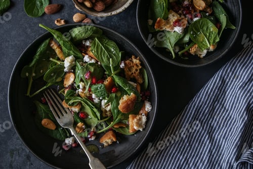 Preview: Tasty salad with vegetables and cheese