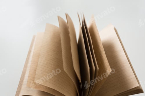 Preview: Notebook on a white background