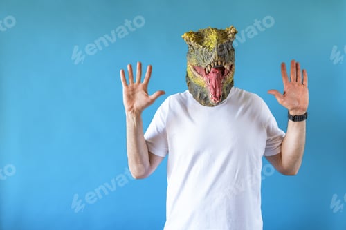 Preview: dinosaur-headed man