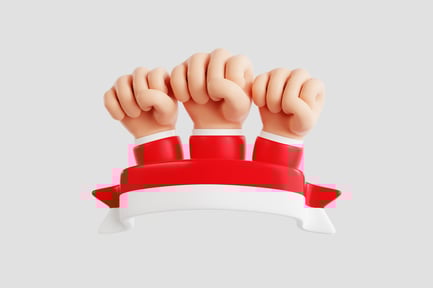 Preview: 3D Celebration Indonesian Independence