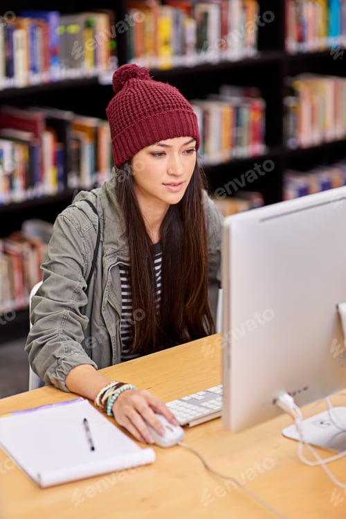 Preview: She found a quiet spot to study