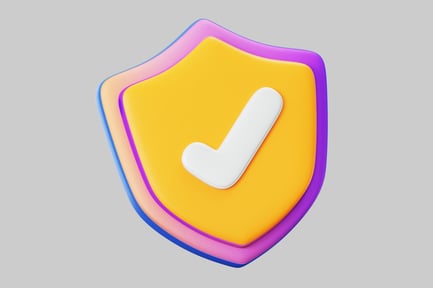 Preview: Security shield with checkmark