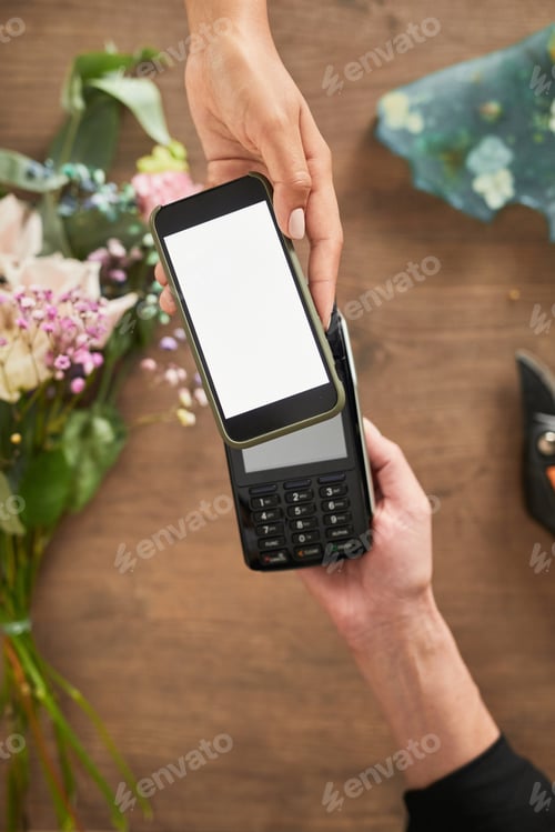 Preview: Customer Paying in Flower Shop