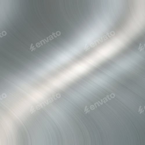 Preview: Brushed metal plate