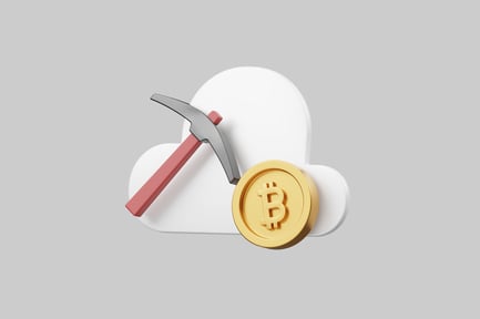 Preview: Cloud bitcoin mining concept
