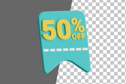 Preview: Discount 3D Icon