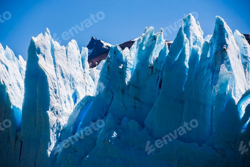 Preview: Perito Moreno Glacier, showing ice melting due to global warming and climate change, Los Glaciares N