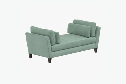 Preview: Modern Upholstered Daybed with Pillows