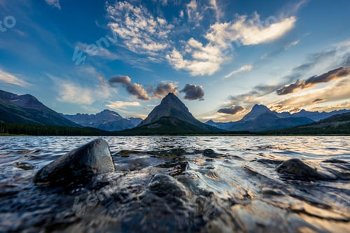Preview: Mountain reflections in Glacier National Park