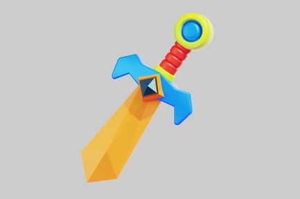 Preview: Cartoon toy sword adventure prop