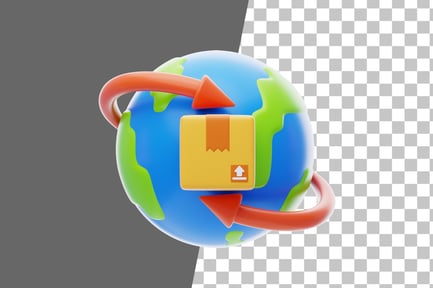 Preview: Shipping 3D Icon