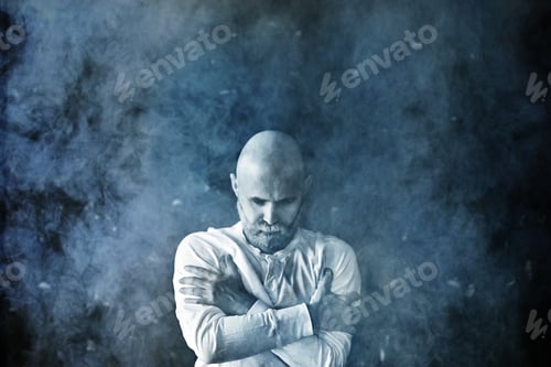 Preview: Retro Stress Man, Bearded Guy, Sad One
