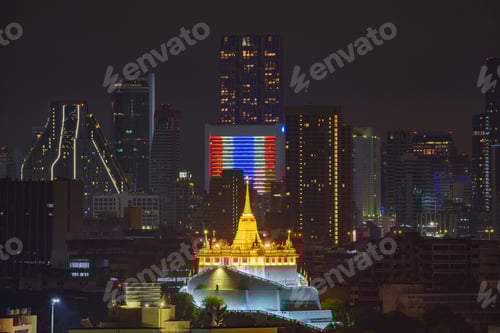 Preview: Bangkok Downtown. Thailand. Financial district and business in urban city in Asia.