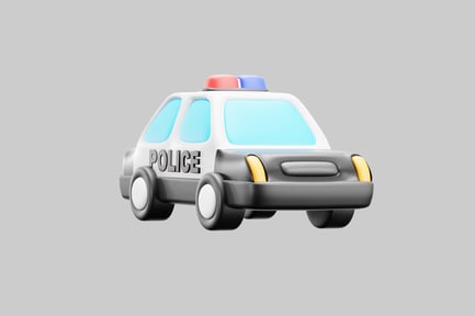 Preview: A cartoon-style police car.
