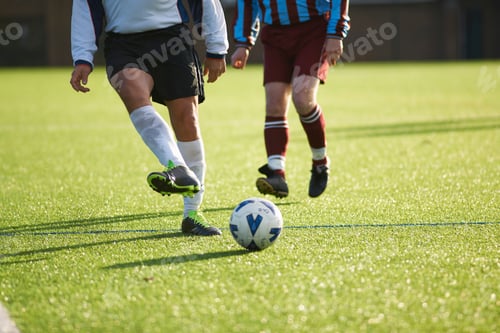 Preview: Football players during game