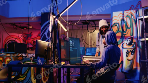 Preview: Hacker with stolen data SSD
