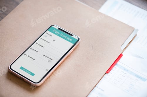 Preview: Flat lay of business concept