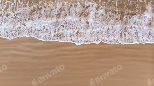 Preview: The top view of a beautiful beach.