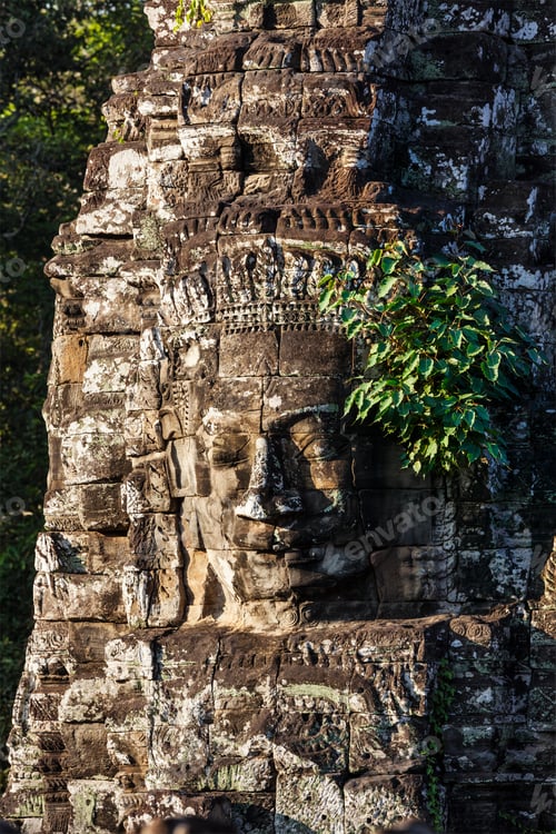 Preview: Face of Bayon temple, Angkor, Cambodia