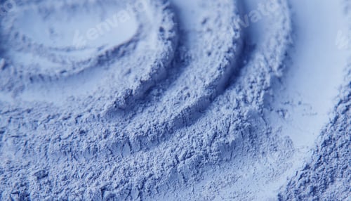 Preview: Mask clay powder spa texture for face and body. Selective focus.