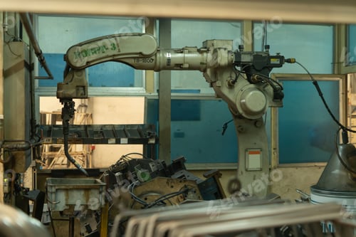 Preview: Car seat steel structure manufacturing factory with equipment machine engine industrial production